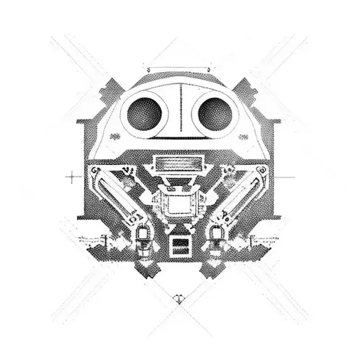 Anime Engineer Creating A Robotic Crow