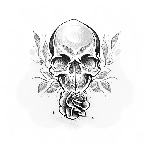 Skull And Roses