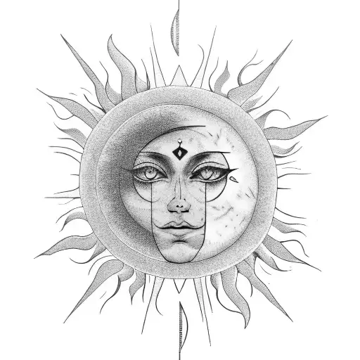 A Tarot Style Sun