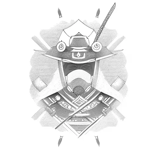 Samurai In Full Armour