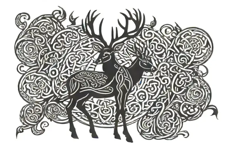Celtic Deer