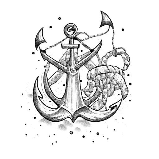 Anchor And Mermaid