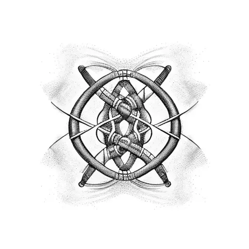 Dna Helix With The Word Yhwh Written Below The Helix