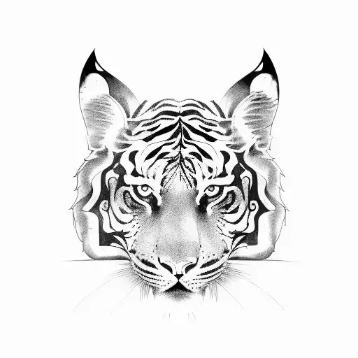 Race Car With Inline 6 Engine Exhaust Transforming Into Korean Tiger Stripes