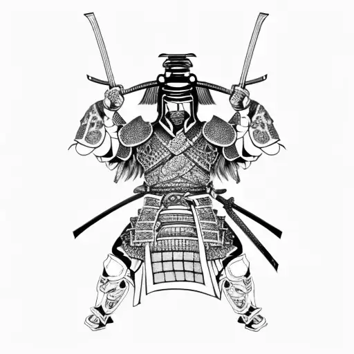 Samurai In Full Armour
