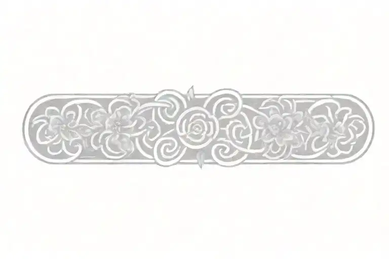 Celtic Knot With Flowers