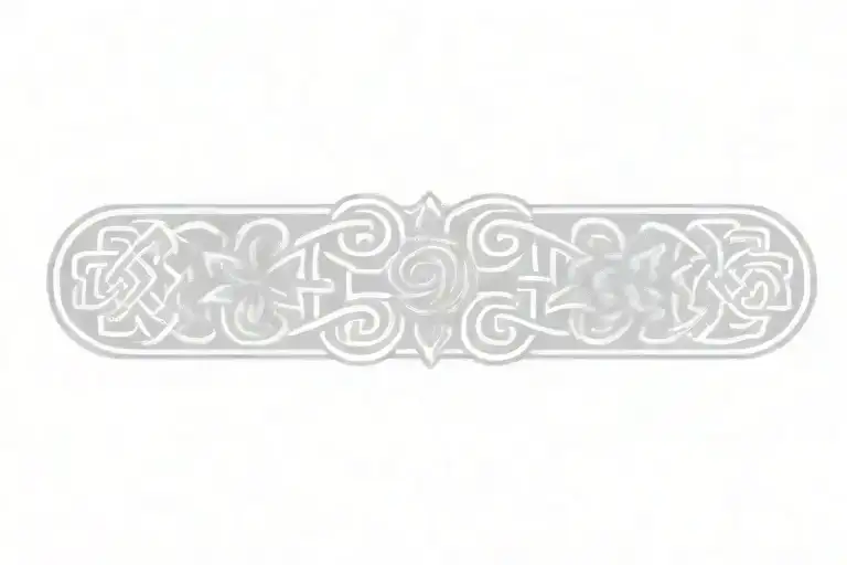 Celtic Knot With Flowers