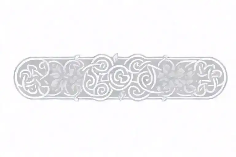 Celtic Knot With Flowers