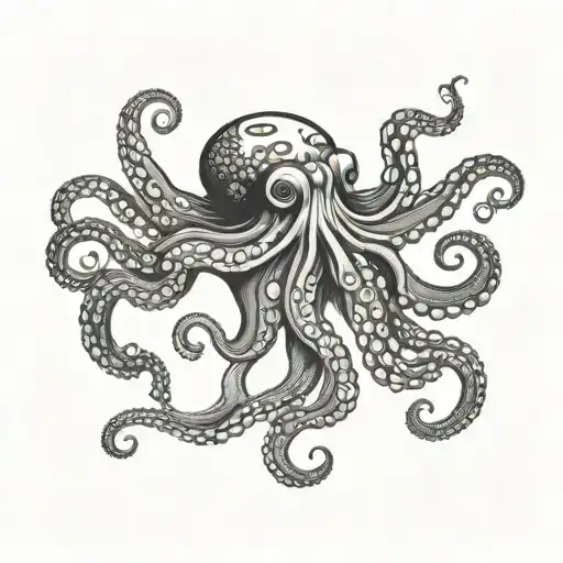 Octopus Eating Shoulder