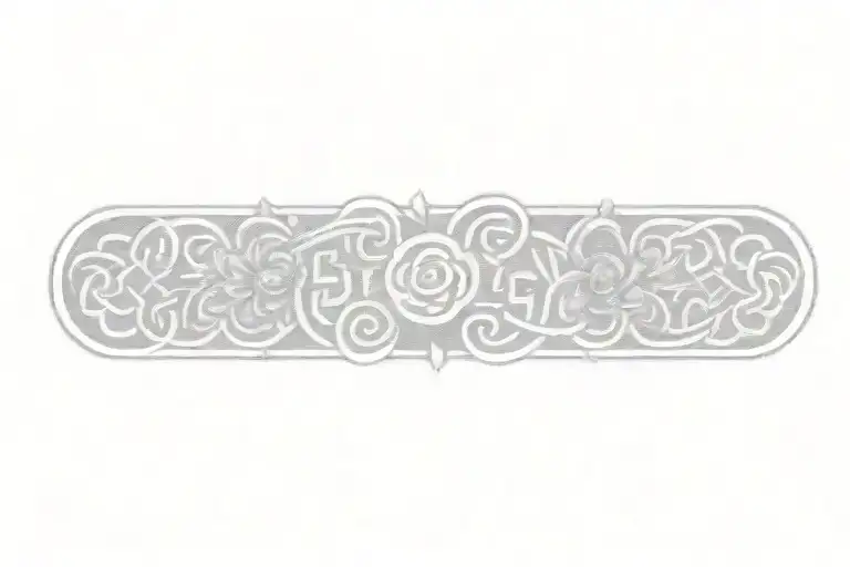 Celtic Knot With Flowers