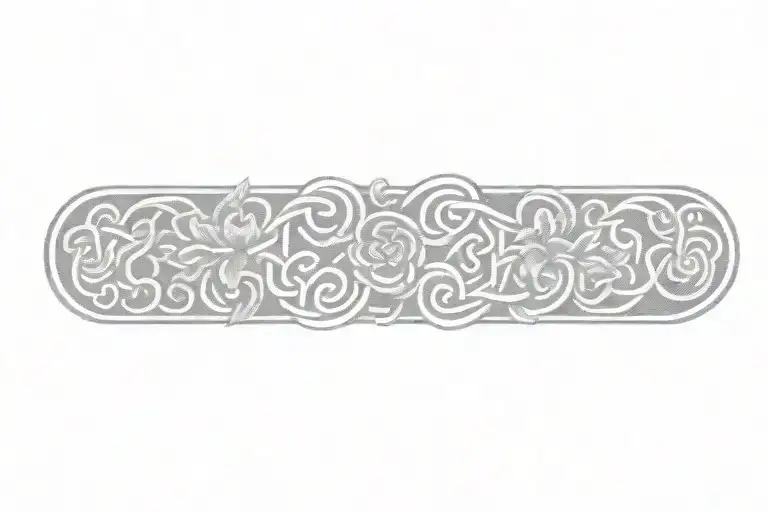 Celtic Knot With Flowers