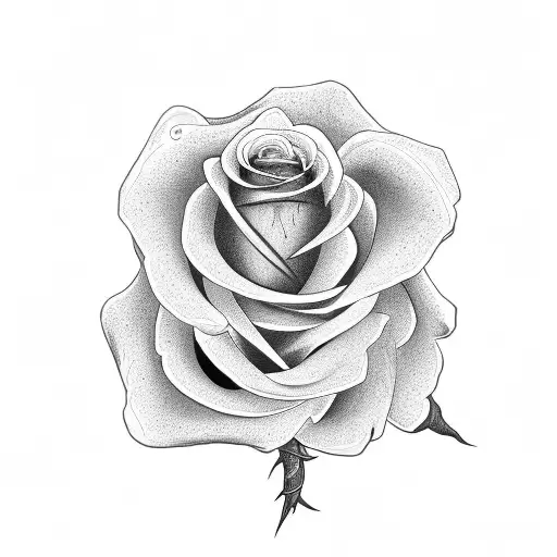 Thorned Rose Treble Clef