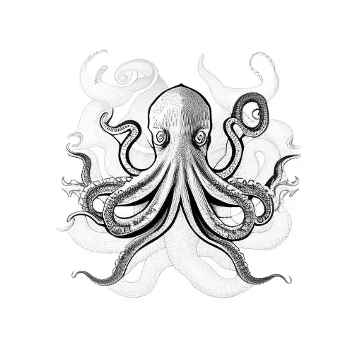 Octopus And Spear