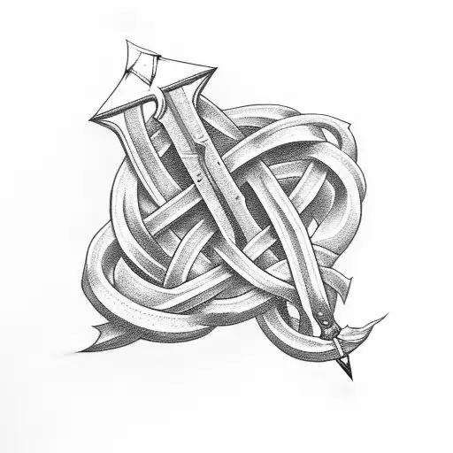 Gordian Knot With Sword