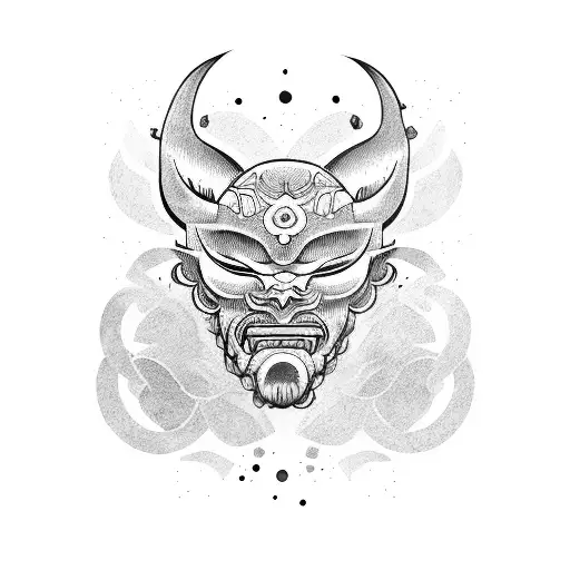 Oni Mask Cherry Tree