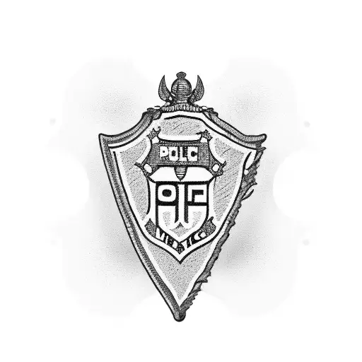 Milo Playing Fetch With A Police Badge