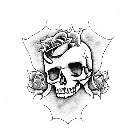 Skull And Roses