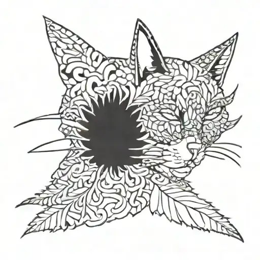 Cat Boy Gangster Marijuana