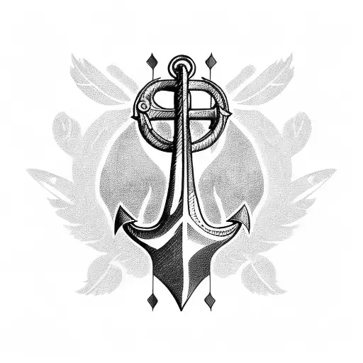 An Anchor With Feathers