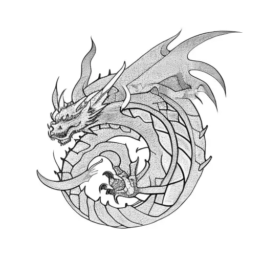 I Want A Nordic Dragon Tattoo For Mi Bicep
