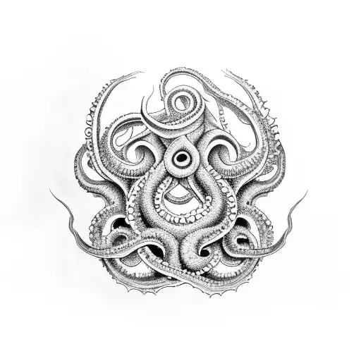 Lovecraftian Style Kraken Sleeve