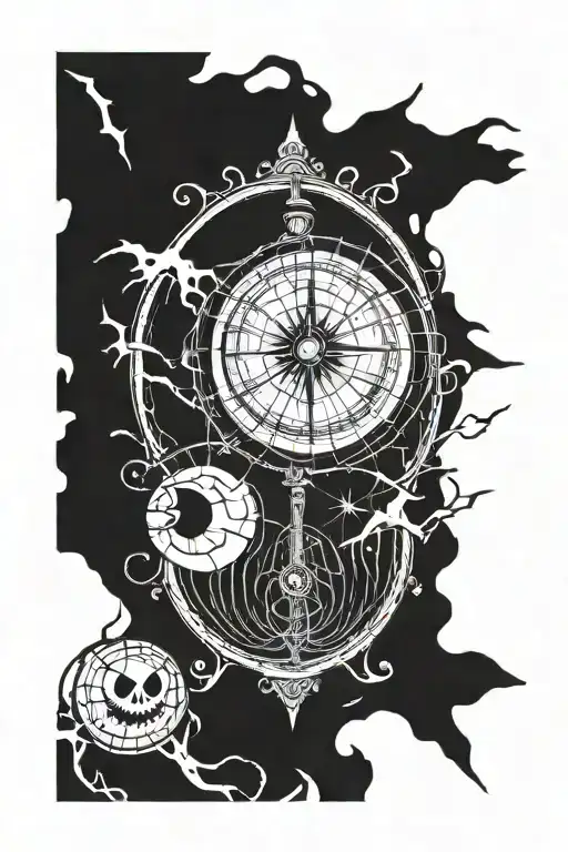 Nightmare Before Christmas Compass Simple