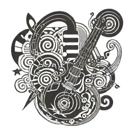 An Abstract Design Inspired By Your Favorite Genre Of Music