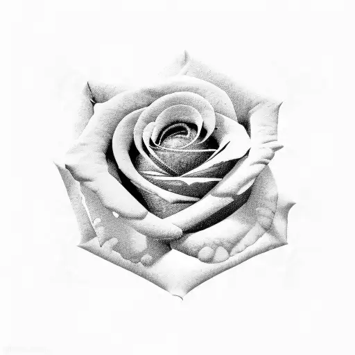 Rose Background With Dates 1-4-1971 And 3-3-2008 Together With The Infinity Symbol
