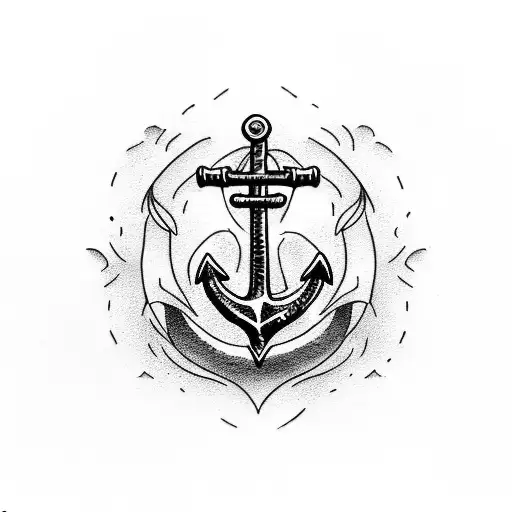 Anchor And Water Lily