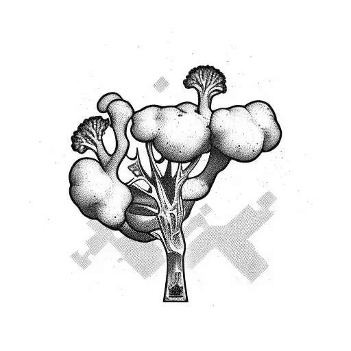 Broccoli With Money Sign In It