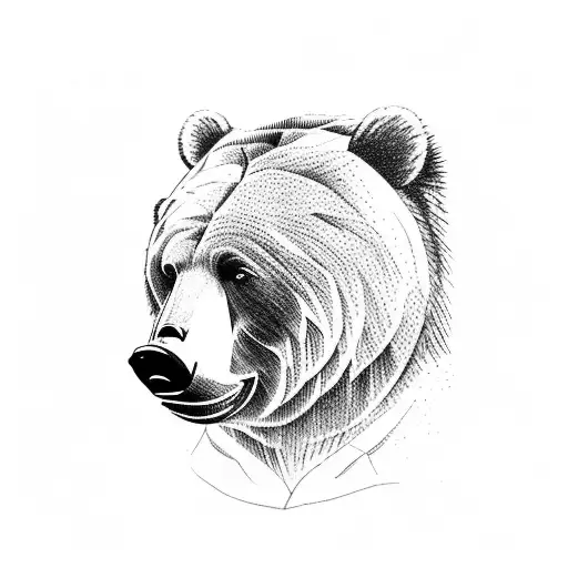 Bear Smoking A Joint