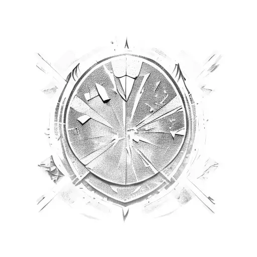 Broken Shield Kintsugi