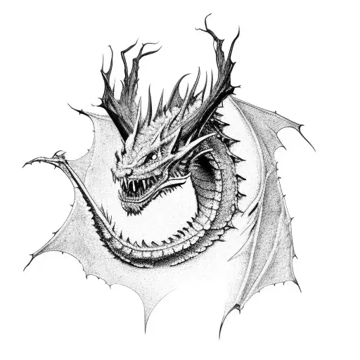 Smaug The Dragon From Peter Jackson Movie The Hobbit