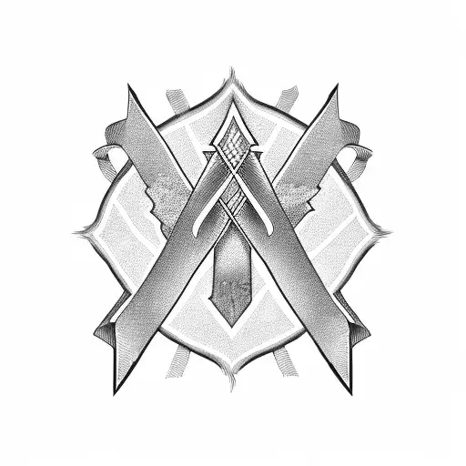 Cancer Ribbon With Mountain