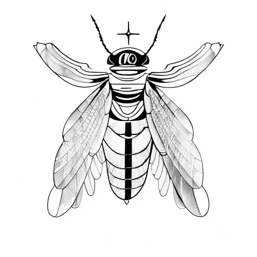 Egyptian Scarab Holding Sun