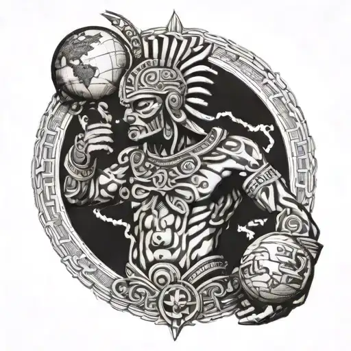 Aztec Atlas Holding The World