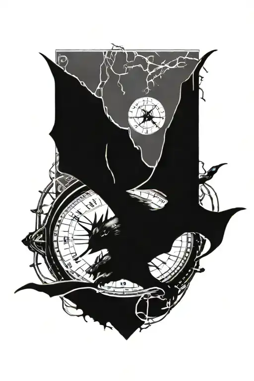 Bat With Compass