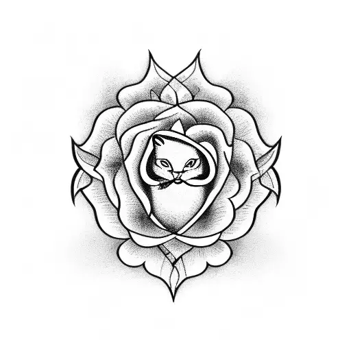 Persian Symbol With Rose