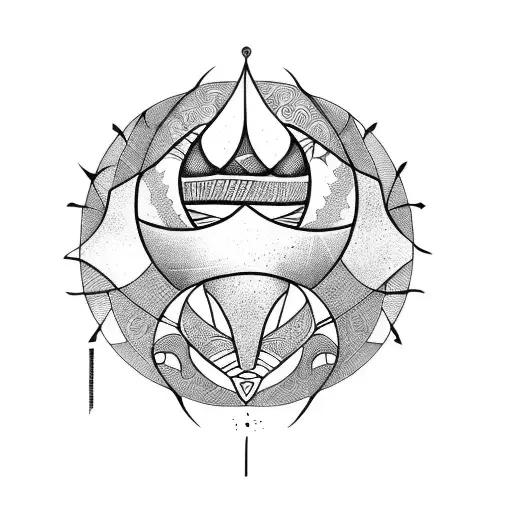 African Tribal Sunrise