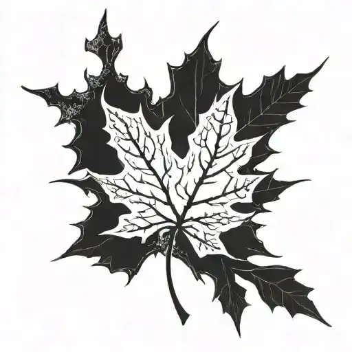 Maple Leaf Withering Away