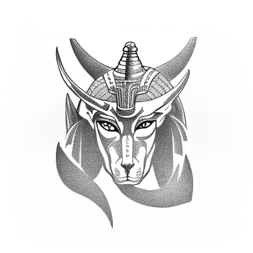 Egyptian Anubis Full Back