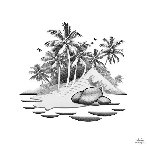 Hawaiian Beach Scene