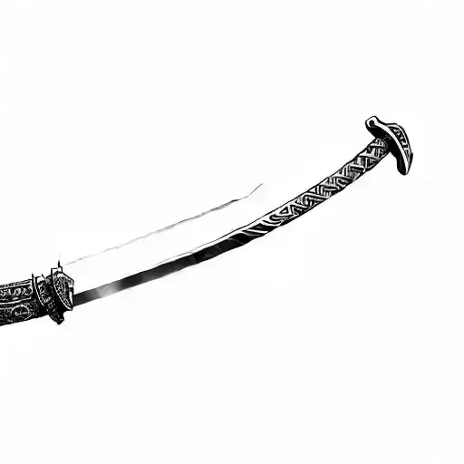 A Samurai Sword