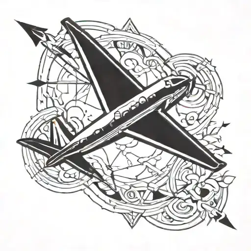 Aeroplane And Arrow Weapon