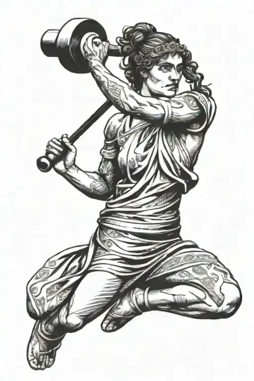 Greek Female Hammer Thrower