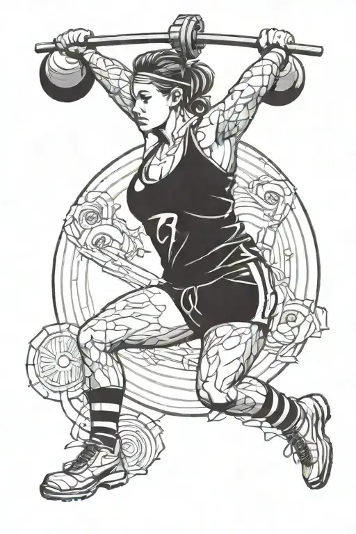 A Female Hammer Thrower