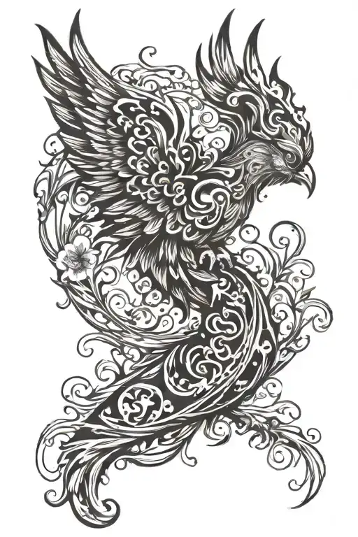 Phoenix Emerging Representing Imagination