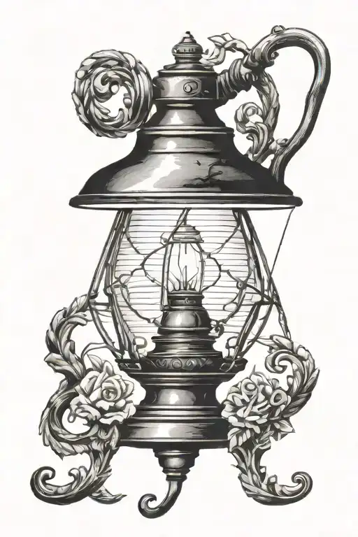 Old Lamp Vintage Amsterdam Realism