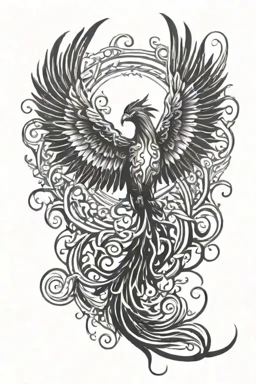 Phoenix Emerging Representing Imagination