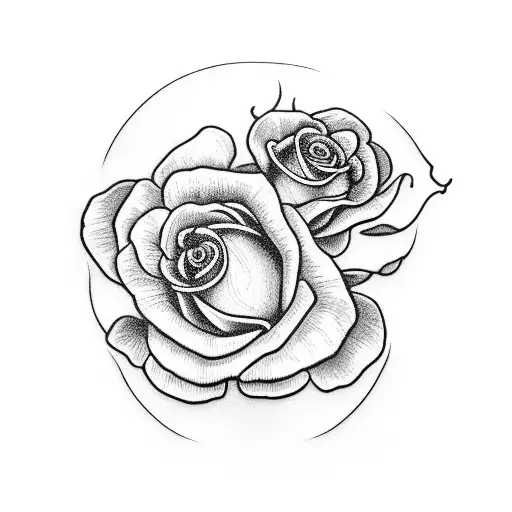 Grim Reaper Holding A Flower